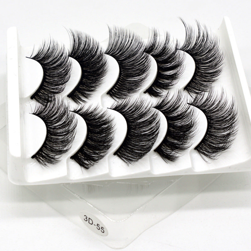 Hand-made thick natural eyelashes