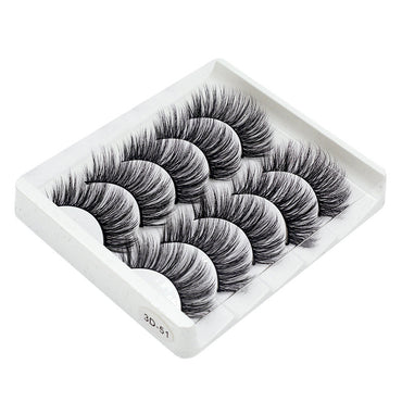 Hand-made thick natural eyelashes
