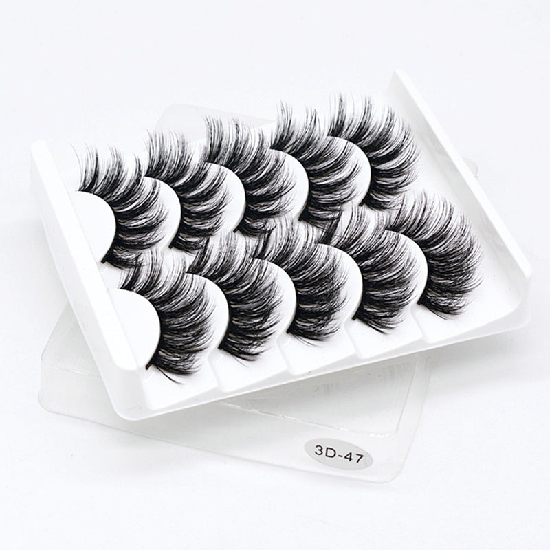 Hand-made thick natural eyelashes