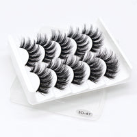 Hand-made thick natural eyelashes