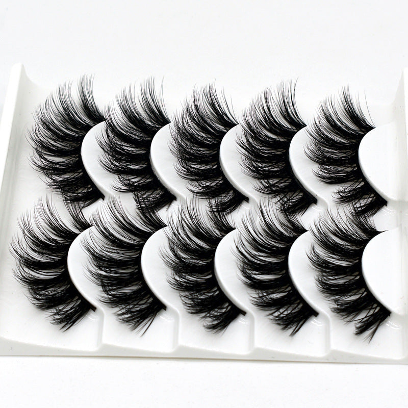 Hand-made thick natural eyelashes