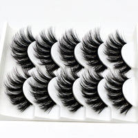 Hand-made thick natural eyelashes