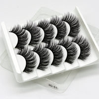 Hand-made thick natural eyelashes