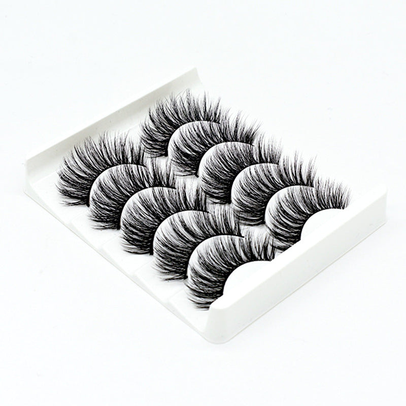Hand-made thick natural eyelashes
