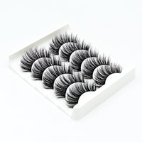 Hand-made thick natural eyelashes
