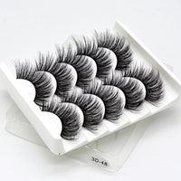 Hand-made thick natural eyelashes