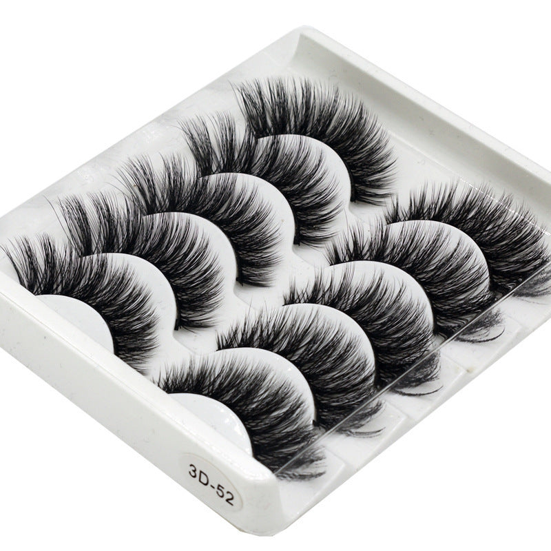 Hand-made thick natural eyelashes